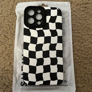 Brand New Shein iPhone 13 ProMax Checkered Phone Case